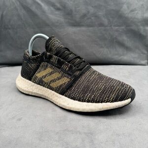 Adidas Pureboost Go Women’s 8 Black‎ Gold Running Shoes Boost Athletic